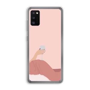 CaseCompany Wine: Samsung Galaxy A41 Transparant Hoesje