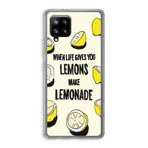 CaseCompany Lemonade: Samsung Galaxy A42 5G Transparant Hoesje