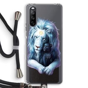CaseCompany Child Of Light: Sony Sony Xperia 10 III Transparant Hoesje met koord