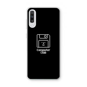 CaseCompany Hello: Samsung Galaxy A70 Transparant Hoesje