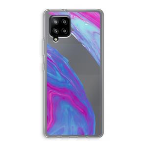 CaseCompany Zweverige regenboog: Samsung Galaxy A42 5G Transparant Hoesje