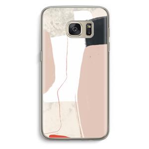 CaseCompany Lava: Samsung Galaxy S7 Transparant Hoesje