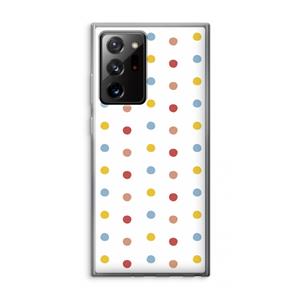 CaseCompany Bollen: Samsung Galaxy Note 20 Ultra / Note 20 Ultra 5G Transparant Hoesje