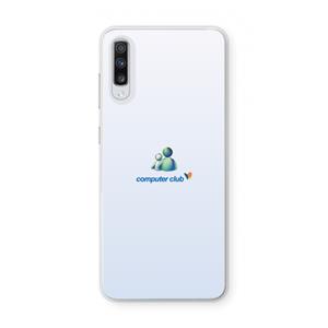 CaseCompany MSN: Samsung Galaxy A70 Transparant Hoesje