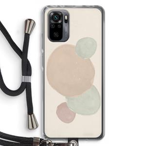 CaseCompany Geo #9: Xiaomi Redmi Note 10 Pro Transparant Hoesje met koord