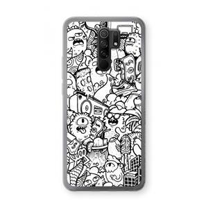 CaseCompany Vexx City #2: Xiaomi Redmi 9 Transparant Hoesje