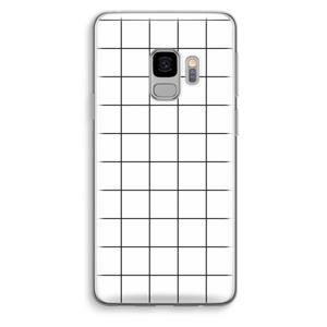 CaseCompany Rooster: Samsung Galaxy S9 Transparant Hoesje