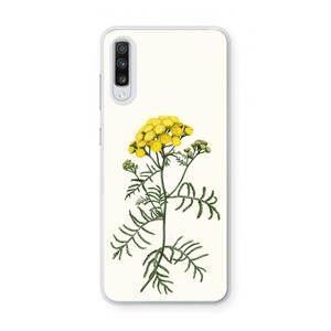 CaseCompany Tansy: Samsung Galaxy A70 Transparant Hoesje