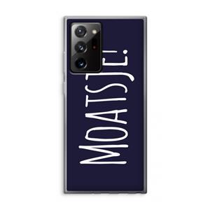 CaseCompany Moatsje!: Samsung Galaxy Note 20 Ultra / Note 20 Ultra 5G Transparant Hoesje