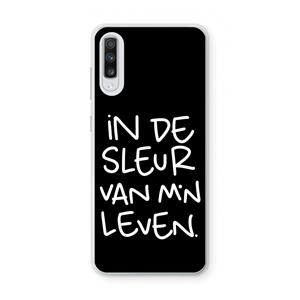 CaseCompany De Sleur: Samsung Galaxy A70 Transparant Hoesje