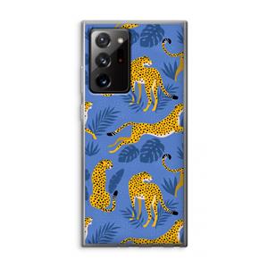 CaseCompany Luipaard: Samsung Galaxy Note 20 Ultra / Note 20 Ultra 5G Transparant Hoesje