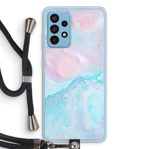 CaseCompany Fantasie pastel: Samsung Galaxy A52 Transparant Hoesje met koord