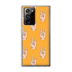 CaseCompany Rock: Samsung Galaxy Note 20 Ultra / Note 20 Ultra 5G Transparant Hoesje