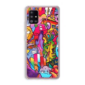CaseCompany Dreams: Samsung Galaxy A51 5G Transparant Hoesje