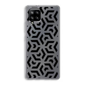 CaseCompany Crazy pattern: Samsung Galaxy A42 5G Transparant Hoesje