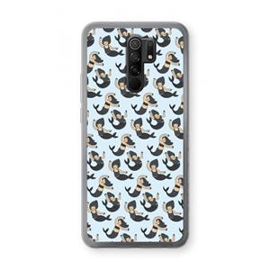 CaseCompany Zeemeermin: Xiaomi Redmi 9 Transparant Hoesje