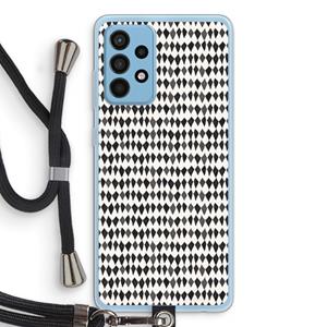 CaseCompany Crazy shapes: Samsung Galaxy A52 Transparant Hoesje met koord