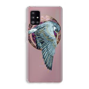 CaseCompany Golden Falcon: Samsung Galaxy A51 5G Transparant Hoesje
