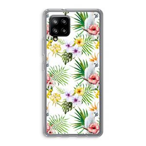 CaseCompany Gele kuif: Samsung Galaxy A42 5G Transparant Hoesje