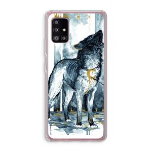 CaseCompany Bleeding Soul: Samsung Galaxy A51 5G Transparant Hoesje