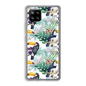 CaseCompany Tukans: Samsung Galaxy A42 5G Transparant Hoesje