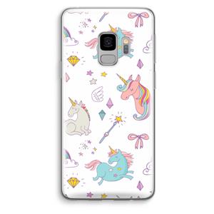 CaseCompany Fantasiewereld: Samsung Galaxy S9 Transparant Hoesje