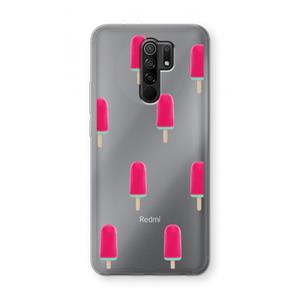 CaseCompany Waterijsje: Xiaomi Redmi 9 Transparant Hoesje