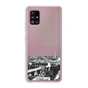 CaseCompany Marrakech Skyline : Samsung Galaxy A51 5G Transparant Hoesje