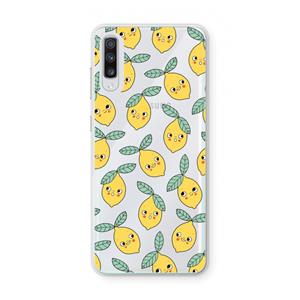 CaseCompany Citroenen: Samsung Galaxy A70 Transparant Hoesje
