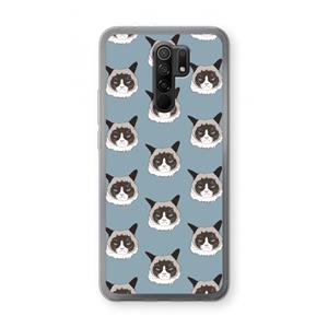 CaseCompany It's a Purrr Case: Xiaomi Redmi 9 Transparant Hoesje