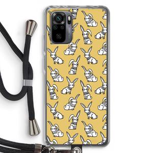 CaseCompany Haas: Xiaomi Redmi Note 10 Pro Transparant Hoesje met koord