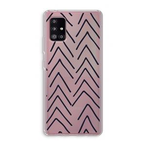 CaseCompany Marrakech Arrows: Samsung Galaxy A51 5G Transparant Hoesje