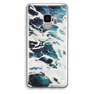 CaseCompany Golven: Samsung Galaxy S9 Transparant Hoesje