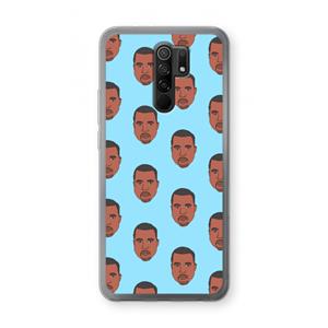 CaseCompany Kanye Call Me℃: Xiaomi Redmi 9 Transparant Hoesje