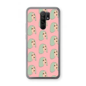 CaseCompany King Kylie: Xiaomi Redmi 9 Transparant Hoesje