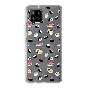CaseCompany Sushi time: Samsung Galaxy A42 5G Transparant Hoesje
