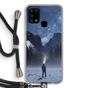 CaseCompany Wanderlust: Samsung Galaxy M31 Transparant Hoesje met koord
