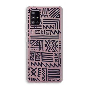 CaseCompany Marrakech print: Samsung Galaxy A51 5G Transparant Hoesje