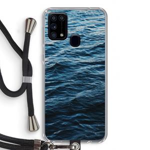 CaseCompany Oceaan: Samsung Galaxy M31 Transparant Hoesje met koord