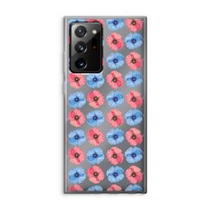 CaseCompany Klaproosjes: Samsung Galaxy Note 20 Ultra / Note 20 Ultra 5G Transparant Hoesje