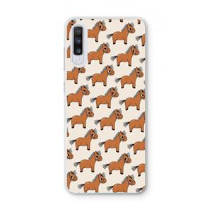 CaseCompany Pony: Samsung Galaxy A70 Transparant Hoesje