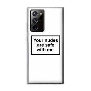 CaseCompany Safe with me: Samsung Galaxy Note 20 Ultra / Note 20 Ultra 5G Transparant Hoesje