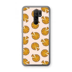 CaseCompany You Had Me At Pizza: Xiaomi Redmi 9 Transparant Hoesje