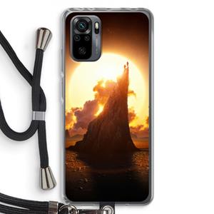 CaseCompany Children of the Sun: Xiaomi Redmi Note 10 Pro Transparant Hoesje met koord