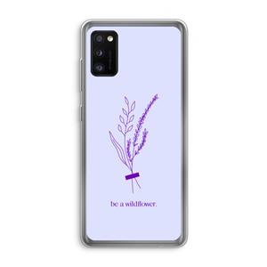 CaseCompany Be a wildflower: Samsung Galaxy A41 Transparant Hoesje