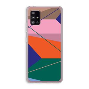 CaseCompany Gestalte 1: Samsung Galaxy A51 5G Transparant Hoesje