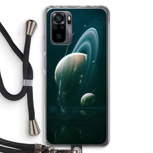CaseCompany Mercurius: Xiaomi Redmi Note 10 Pro Transparant Hoesje met koord