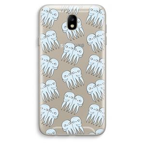 CaseCompany Octopussen: Samsung Galaxy J7 (2017) Transparant Hoesje
