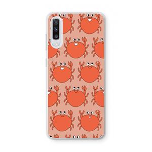 CaseCompany Krab: Samsung Galaxy A70 Transparant Hoesje
