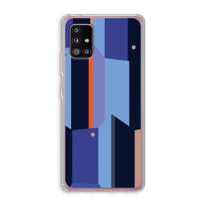 CaseCompany Gestalte 3: Samsung Galaxy A51 5G Transparant Hoesje